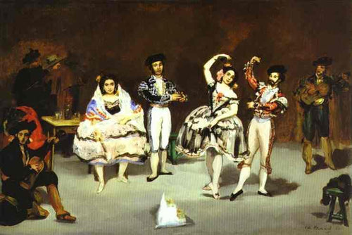 O Ballet Espanhol (Edouard Manet) - Reprodução com Qualidade Museu