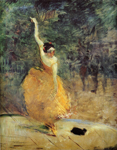 O dançarino espanhol (Henri de Toulouse-Lautrec) - Reprodução com Qualidade Museu