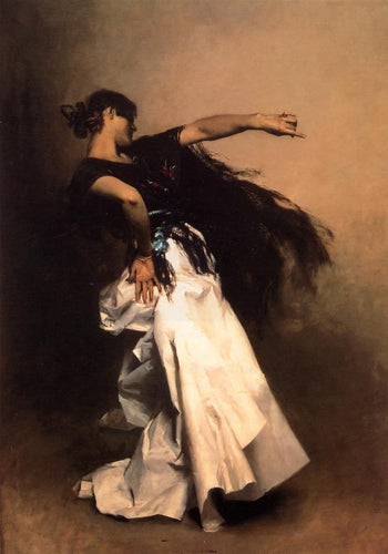 The Spanish Dancer, Study For El Jaleo (John Singer Sargent) - Reprodução com Qualidade Museu