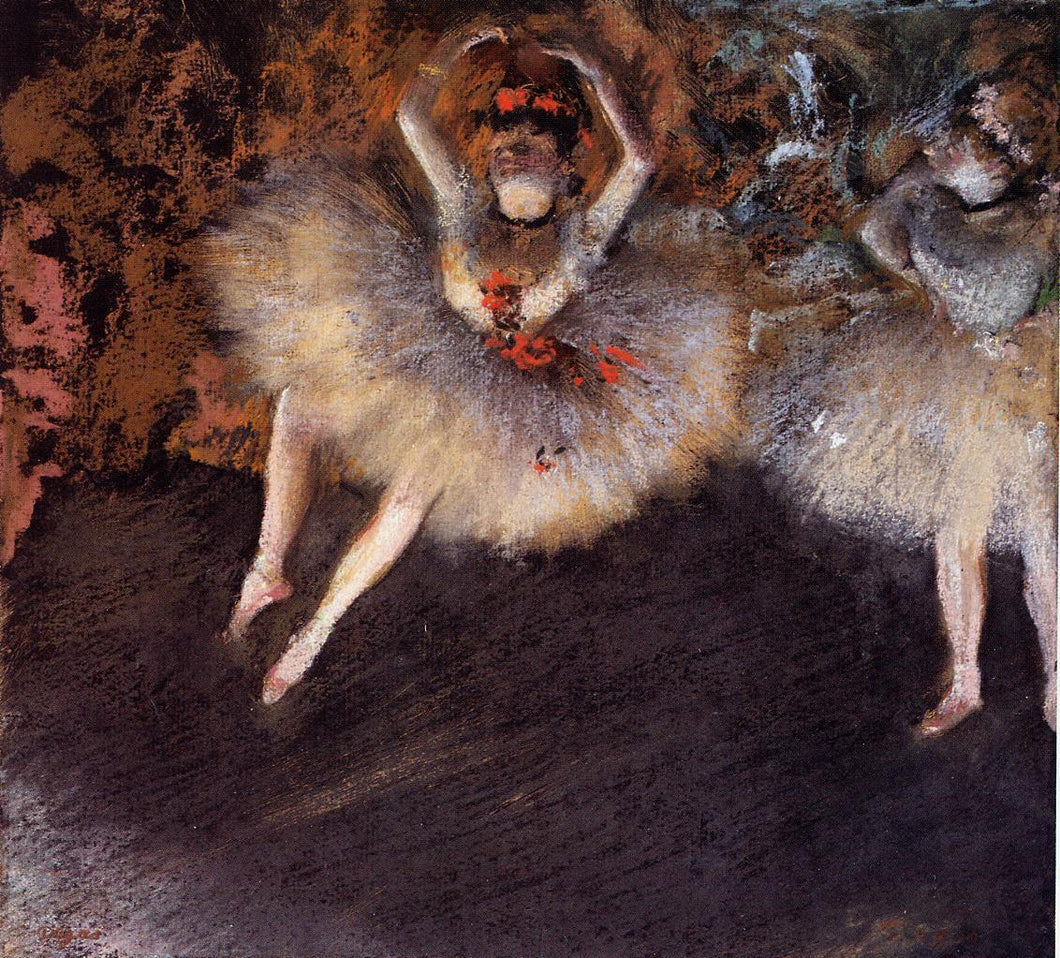 O Passo com Battement (Edgar Degas) - Reprodução com Qualidade Museu