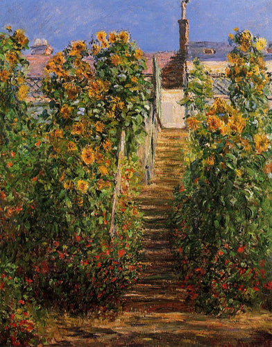 As etapas em Vetheuil (Claude Monet) - Reprodução com Qualidade Museu