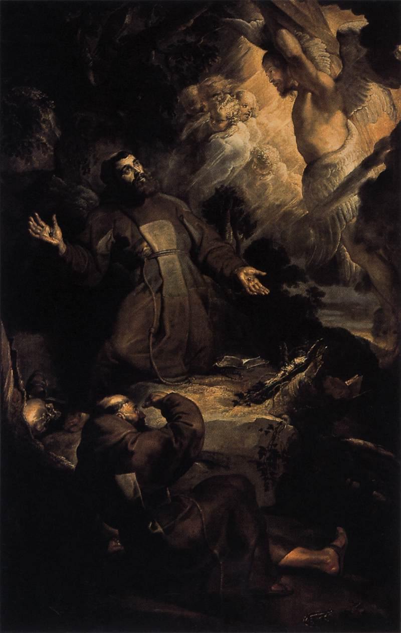 A estigmatização de São Francisco (Peter Paul Rubens) - Reprodução com Qualidade Museu