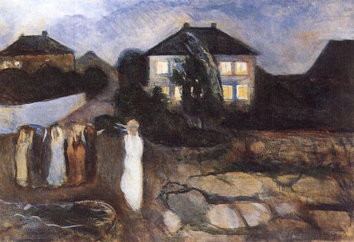 A tempestade (Edvard Munch) - Reprodução com Qualidade Museu