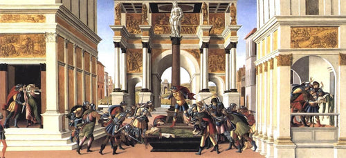 A história de Lucretia (Sandro Botticelli) - Reprodução com Qualidade Museu