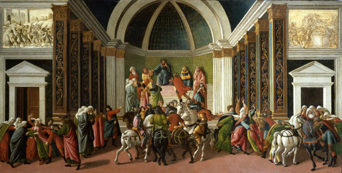 The Story Of Virginia (Sandro Botticelli) - Reprodução com Qualidade Museu