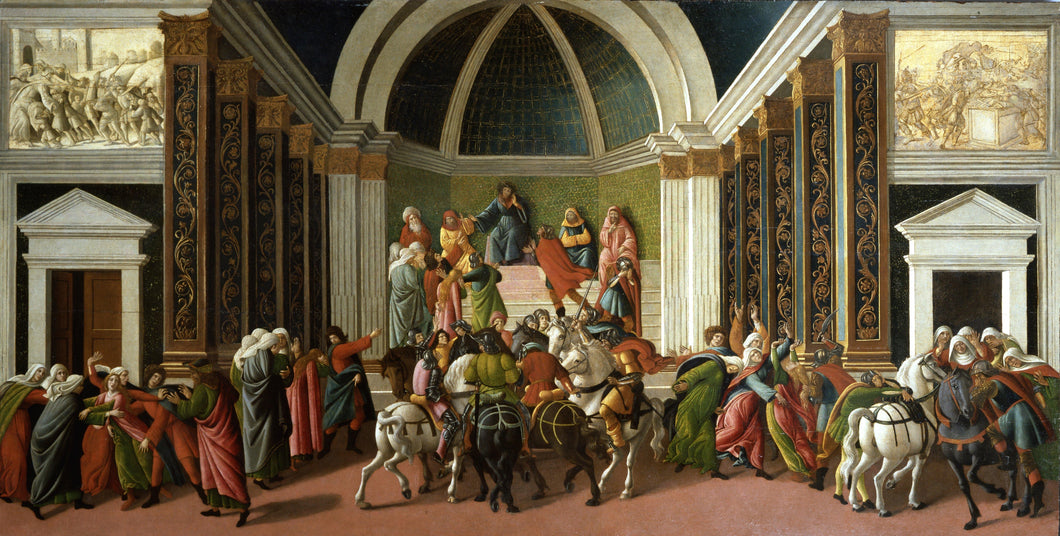 The Story Of Virginia (Sandro Botticelli) - Reprodução com Qualidade Museu