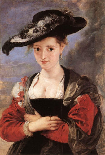 O chapéu de palha (Peter Paul Rubens) - Reprodução com Qualidade Museu