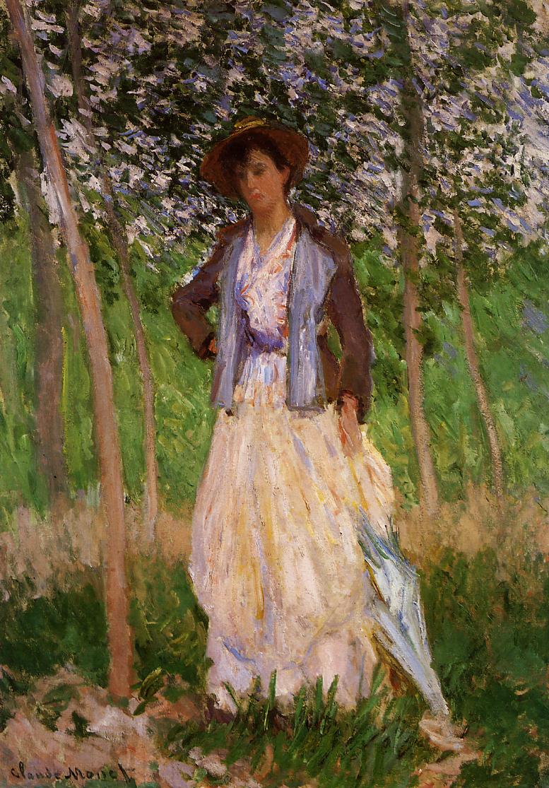 O carrinho - Suzanne Hoschede - Claude Monet