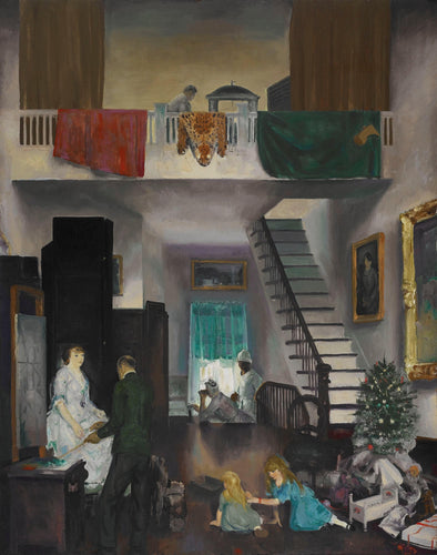 O estúdio (George Bellows) - Reprodução com Qualidade Museu