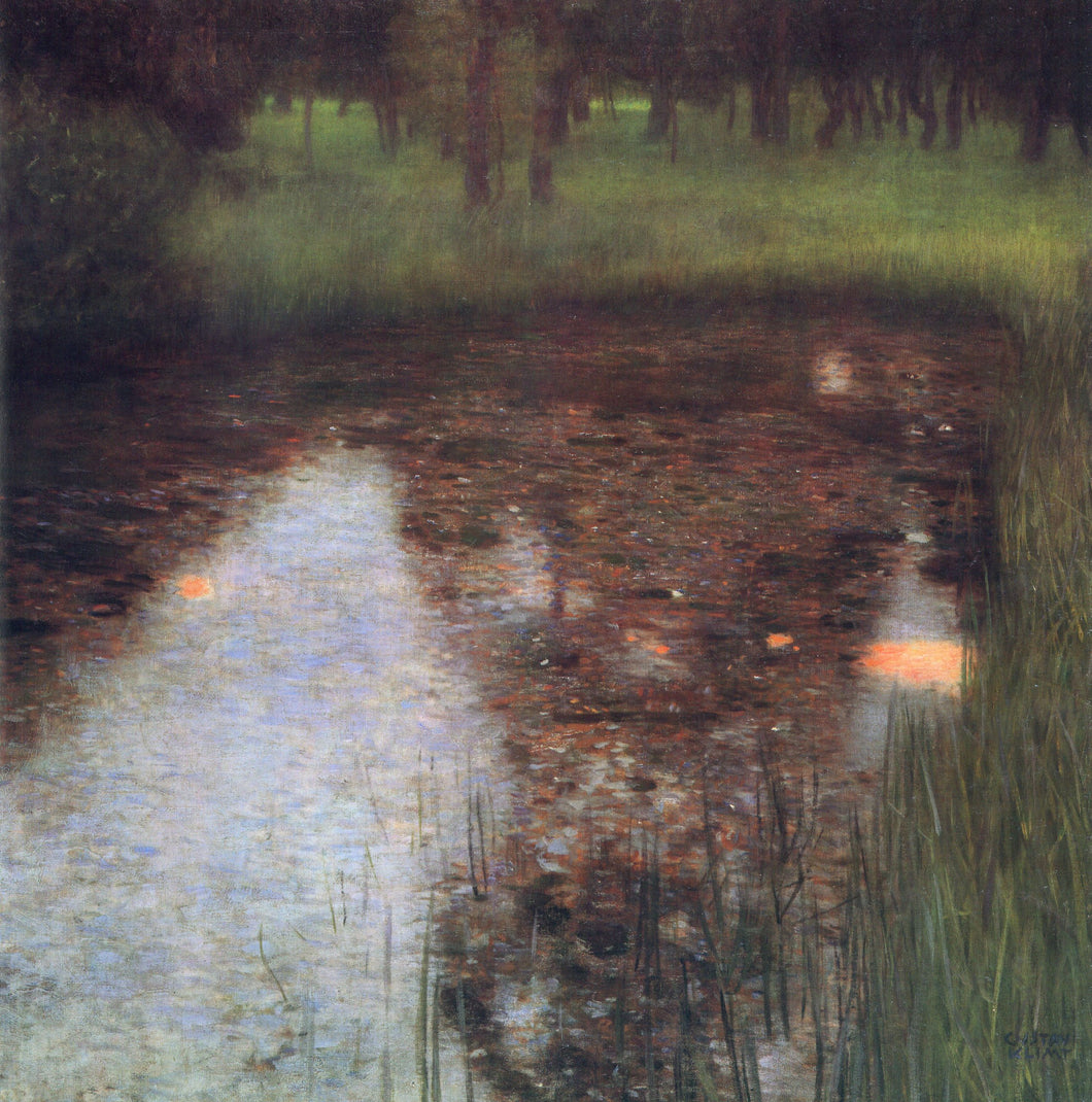 O pântano (Gustav Klimt) - Reprodução com Qualidade Museu