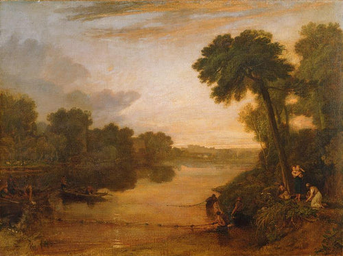 The Thames Near Windsor (Joseph Mallord William Turner) - Reprodução com Qualidade Museu