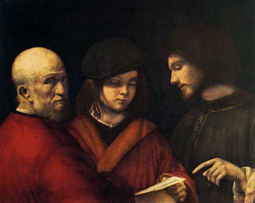 As três idades do homem (Giorgione) - Reprodução com Qualidade Museu