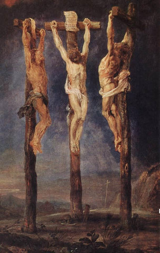 As três cruzes (Peter Paul Rubens) - Reprodução com Qualidade Museu