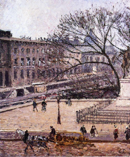 O Tesouro e a Academia, Gray Weather (Camille Pissarro) - Reprodução com Qualidade Museu
