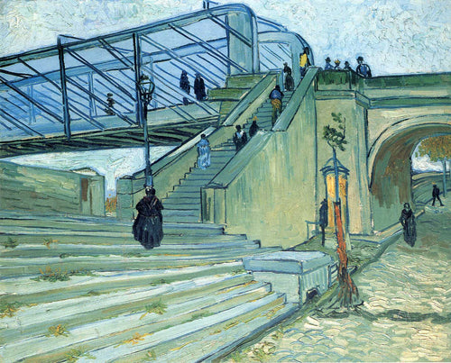 A ponte Trinquetaille (Vincent Van Gogh) - Reprodução com Qualidade Museu