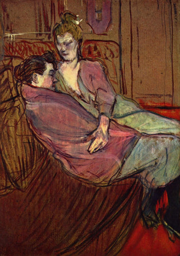 Os dois amigos (Henri de Toulouse-Lautrec) - Reprodução com Qualidade Museu