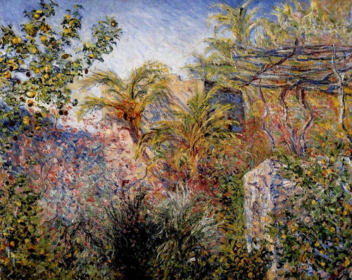 O Vale do Sasso, Bordighera (Claude Monet) - Reprodução com Qualidade Museu
