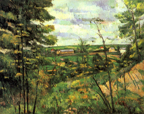 O Vale Do Oise (Paul Cézanne) - Reprodução com Qualidade Museu