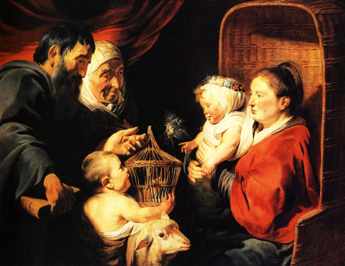 A Virgem e o Menino na Companhia do Pequeno São João e Seus Pais