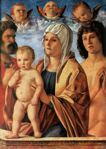 Madonna com o filho e os santos Peter e Sebastian