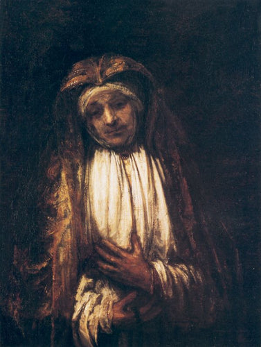 A virgem da tristeza (Rembrandt) - Reprodução com Qualidade Museu