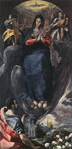 A Virgem da Imaculada Conceição e São João - Replicarte