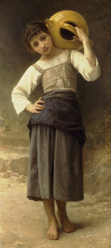 A menina da água (William-Adolphe Bouguereau) - Reprodução com Qualidade Museu