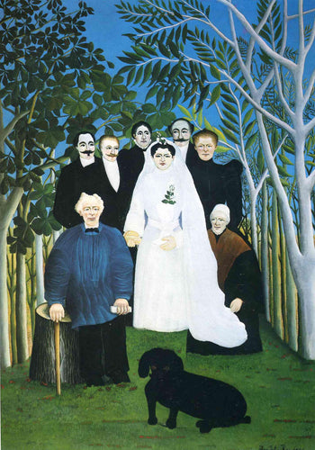A festa de casamento (Henri Rousseau) - Reprodução com Qualidade Museu