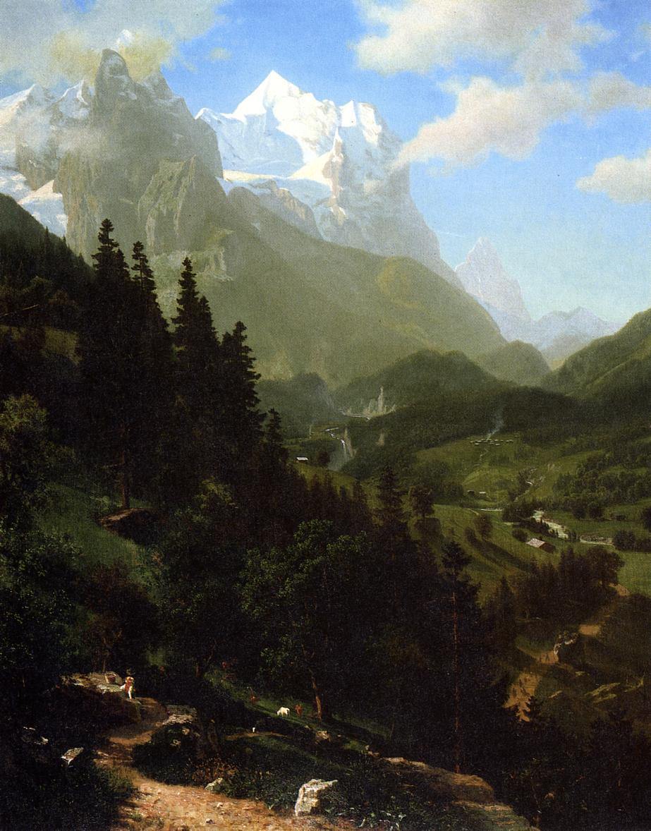 The Wetterhorn (Albert Bierstadt) - Reprodução com Qualidade Museu