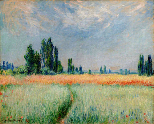 O campo de trigo (Claude Monet) - Reprodução com Qualidade Museu