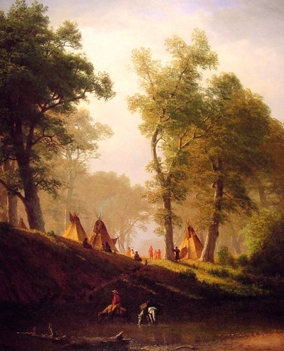 The Wolf River (Albert Bierstadt) - Reprodução com Qualidade Museu