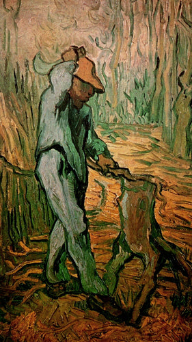 O lenhador, depois do painço (Vincent Van Gogh) - Reprodução com Qualidade Museu