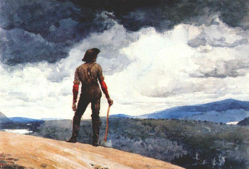 O lenhador (Winslow Homer) - Reprodução com Qualidade Museu