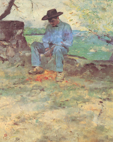 O jovem Routy Celeyran (Henri de Toulouse-Lautrec) - Reprodução com Qualidade Museu