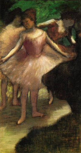 Três dançarinos de rosa (Edgar Degas) - Reprodução com Qualidade Museu
