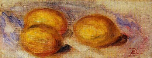 Três limões (Pierre-Auguste Renoir) - Reprodução com Qualidade Museu