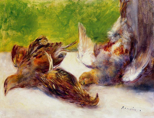 Três perdizes (Pierre-Auguste Renoir) - Reprodução com Qualidade Museu