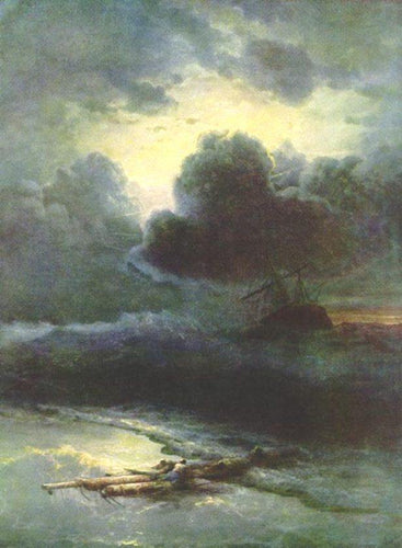 Trovoada (Ivan Aivazovsky) - Reprodução com Qualidade Museu