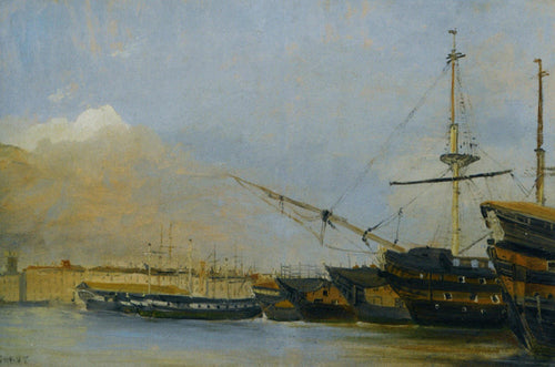 Navios de batalha de Toulon desmontados