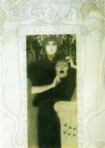 Tragédia (Gustav Klimt) - Reprodução com Qualidade Museu