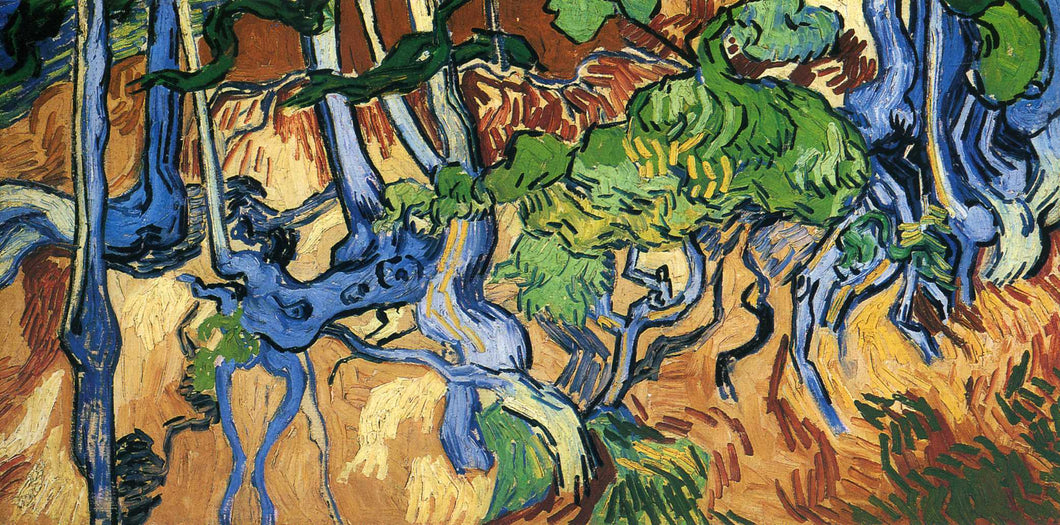 Raiz da arvore (Vincent Van Gogh) - Reprodução com Qualidade Museu