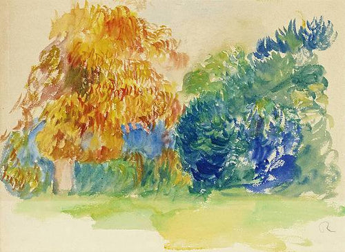 Arvores (Pierre-Auguste Renoir) - Reprodução com Qualidade Museu