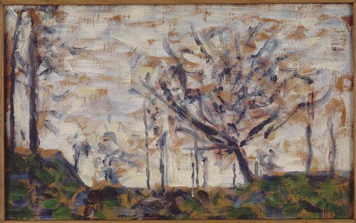 Árvores, Inverno (Georges Seurat) - Reprodução com Qualidade Museu