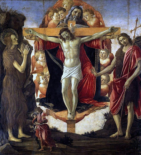 Holy Trinity Pala Della Convertite (Sandro Botticelli) - Reprodução com Qualidade Museu