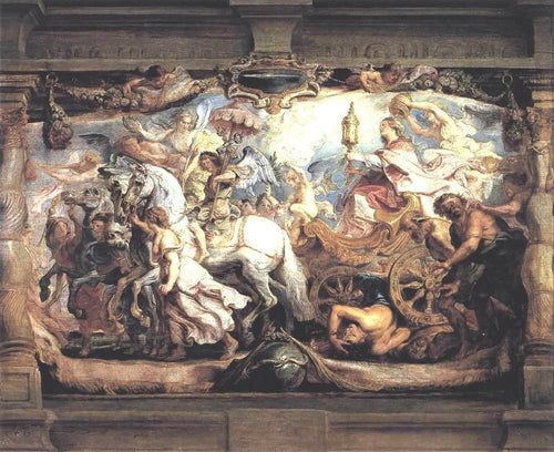 Triunfo da Igreja sobre a Fúria, Discórdia e Ódio (Peter Paul Rubens) - Reprodução com Qualidade Museu