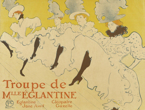 roupe De Mlle Elegantine Displays (Henri de Toulouse-Lautrec) - Reprodução com Qualidade Museu