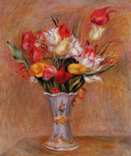Tulipas (Pierre-Auguste Renoir) - Reprodução com Qualidade Museu