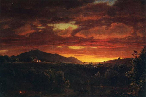 Crepúsculo (Frederic Edwin Church) - Reprodução com Qualidade Museu