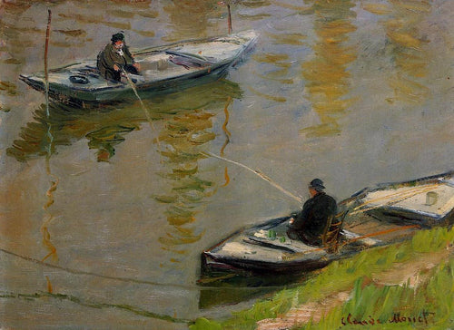 Dois pescadores (Claude Monet) - Reprodução com Qualidade Museu