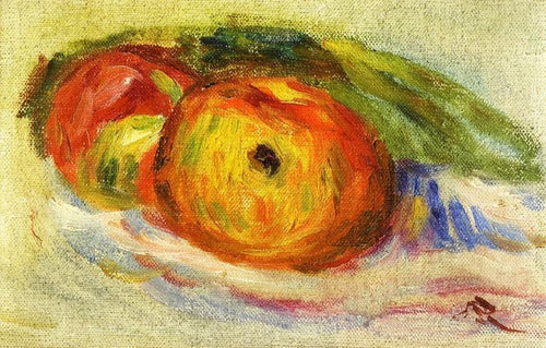 Duas maçãs (Pierre-Auguste Renoir) - Reprodução com Qualidade Museu